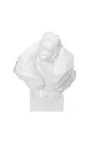Skulptur Kenya 210 Weiß
