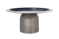 Kuchenplatte Art Deco 325 Silber / Dunkelblau