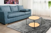 Beistelltisch Cody 110 Orange / Schwarz