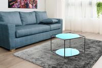 Beistelltisch Cody 110 Blau / Schwarz