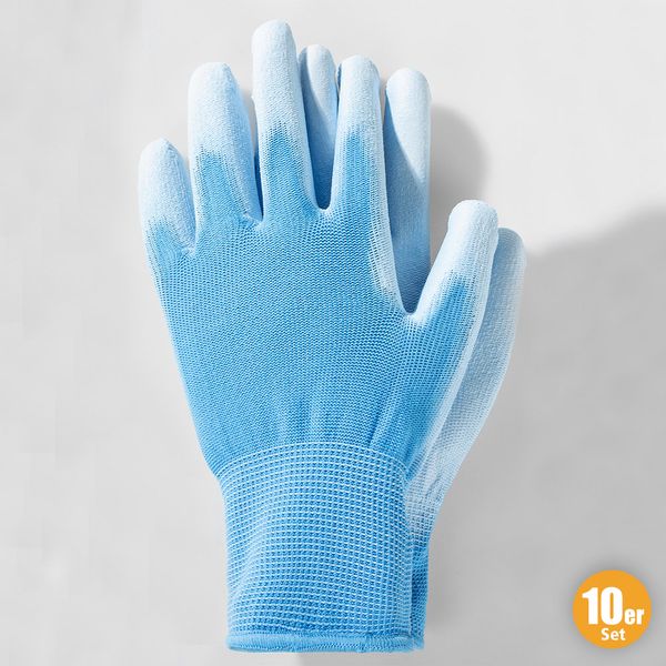 Kraft Werkzeuge Multifunktionshandschuhe, Größe 9 - Blau, 10-Paar