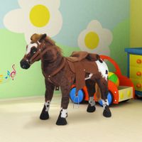 Spielpferd Reitpferd für 3+ Jahre Kinder mit Pferd Sound Plüschtier