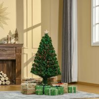 Weihnachtsbaum Tannenbaum Christbaum LED Lichtfaser Stern 5 Modell
