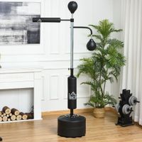 Boxstand Standbox-Trainer mit 2 Speedbällen 360°-Reflexstange 160-230cm höhenverstellbar