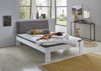 Futonbett Lian, LF 140 x 200 cm, inkl. Polsterkopfteil Besa und Rolllattenrost