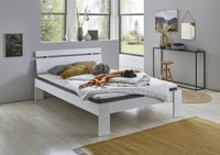 Futonbett Lian, LF 140 x 200 cm, inkl. Kopfteil Lian, Rolllattenrost und Matratze