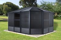 Sojag Aluminium Pavillon und Wintergarten Charleston 12x15 anthrazit