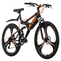 Mountainbike Fully 26'' Bliss schwarz-orange RH 47 cm