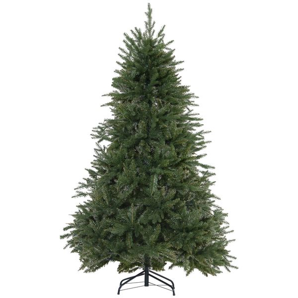 Weihnachtsbaum 1,8 m Christbaum Kunsttanne 1000 Zweige Metallfuß PVC Weiß