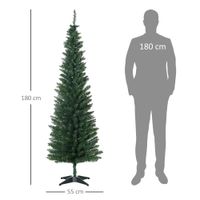 Weihnachtsbaum Tannenbaum mit Kunststoffständer 390 Spitzen Grün
