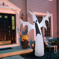 Weiß Halloween Dekoration Selbstaufblasendes Spuk Gespenst Geist LED Beleuchtet