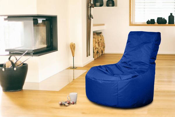 Lounge-Sessel "Chilly" ca. 78x76x80 cm, Royalblau