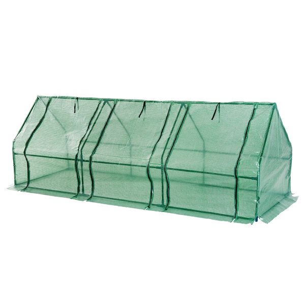 Foliengewächshaus, ca. 270 x 90 x 90 cm