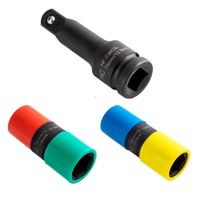 Schlagschrauber-Schoneinsatz-Set 3tlg "Flip Socket"