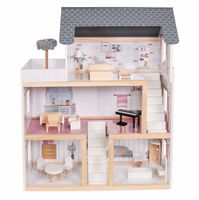 Puppenhaus Lara Villa möbliert 3 Etagen