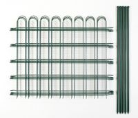 Zaun-4er Set, ca. 1000 x 800 mm - Grün, 21FS01