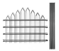 Zaun-4er Set, ca. 1000 x 800 mm - Grau, 21FS05
