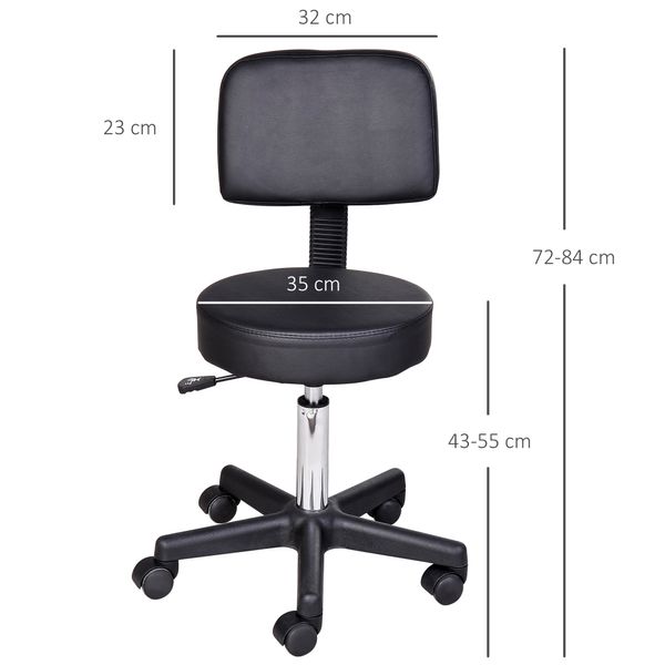 Kosmetikhocker Drehhocker Rollhocker Arbeitshocker Hocker Profi Salon