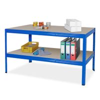 Arbeitstisch mit Fachboden HxBxT 900x1500x600 mm