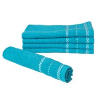 Gästetücher "Marbella", Aqua - 5er-Set