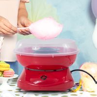 Zuckerwattemaschine Zuckerwattegerät Zuckerwatte Maschine (Modell 1/Rot)