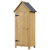 Gartenschrank Holz Giebeldach Geräteschuppen Gartenhaus Geräteschrank