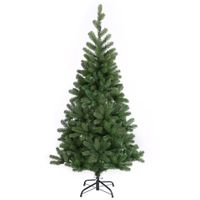 Weihnachtsbaum PE inkl Lichterkette + Ständer 140cm grün