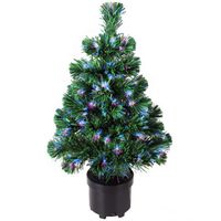 Weihnachtsbaum Glasfaser LED 60cm grün
