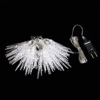 Lichterkette Eiszapfen 80 LED 13m weiß