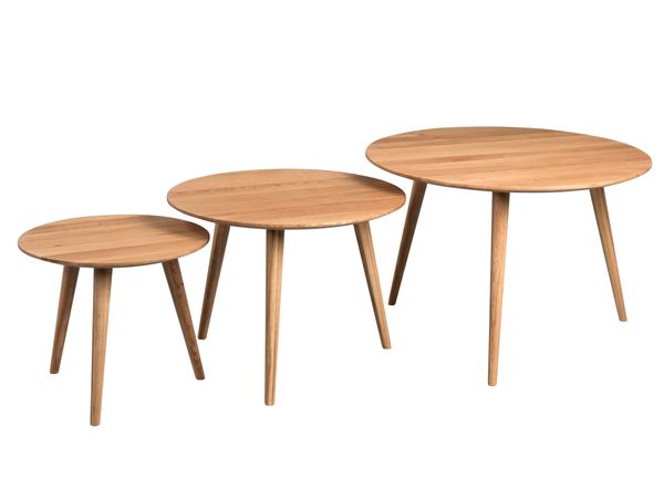 Kollektion Couchtisch "Oslo 1" in Wildeiche massiv