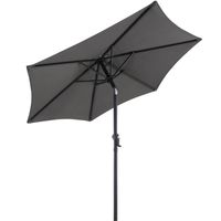 Kingsleeve Sonnenschirm 2m Anthrazit