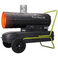 TT-HK-244 Heizkanone Dieselkanone Heizlüfter 20kW mit Handgriff, Rohrrahmen, Rädern und Abluftauslass