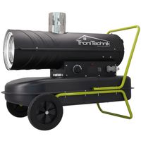 TT-HK-244 Heizkanone Dieselkanone Heizlüfter 20kW mit Handgriff, Rohrrahmen, Rädern und Abluftauslass