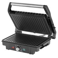 monzana Kontaktgrill 1600W 29 x 24,5 x 11cm schwarz / edelstahl