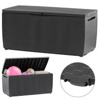 Keter Auflagenbox Capri mit Rollen 123 x 58 x 53cm anthrazit