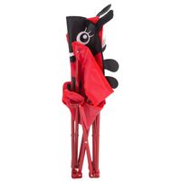 Deuba Kinder Klappstuhl Beetle 2er Set 61 x 56 x 34cm rot / schwarz