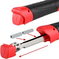 Deuba Schlagtacker 34,5 x 8,5 x 3,5cm schwarz / rot
