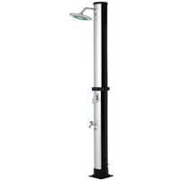 Deuba Solardusche 35l 216 x 21,5 x 21,5cm schwarz/silber