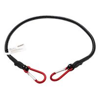 Deuba Spanngummi Expander 80 x 1cm  2er Set schwarz / weiß / rot
