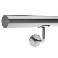Monzana Handlauf Edelstahl - 100x4,2cm