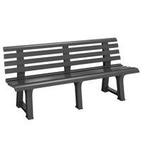 Gartenbank Orchidea 145 x 49 x 74cm anthrazit