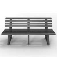 Gartenbank Orchidea 145 x 49 x 74cm anthrazit