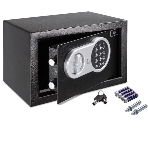 Deuba Tresor - Safe elektrisch klein 31 x 20 x 20cm schwarz