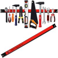 Deuba Magnetleiste 23kg 45cm 3 tlg rot-schwarz
