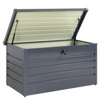 Gardebruk Auflagenbox Metall abschließbar 120 x 63 x 62cm anthrazit