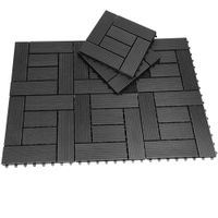 Deuba Holzfliese Mosaik WPC 30 x 30cm anthrazit