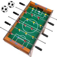 Deuba Tischfussball Kicker mini 69 x 62cm braun