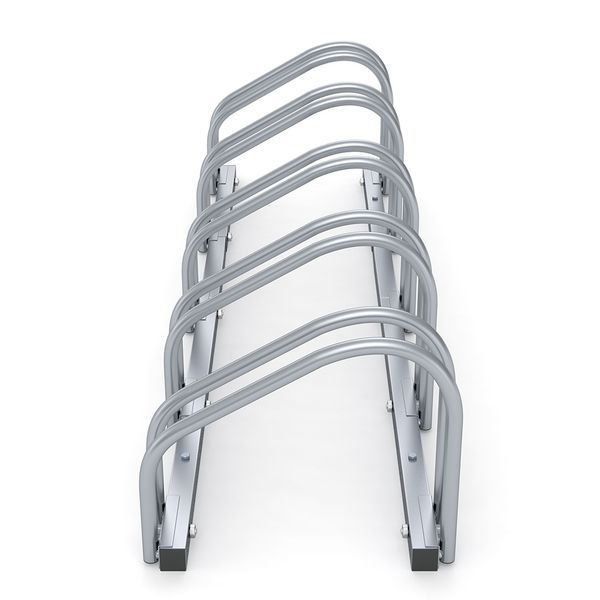 monzana Fahrradständer für 5 Fahrräder 130 x 32 x 27 cm