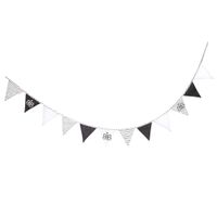 Wimpelkette 'Rock Star Baby 3', 12 Wimpel (2m), Länge Kette 3m, Baby- & Kinderzimmer Deko