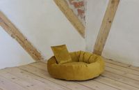 Kuschelinsel Velvet senf Gr. S